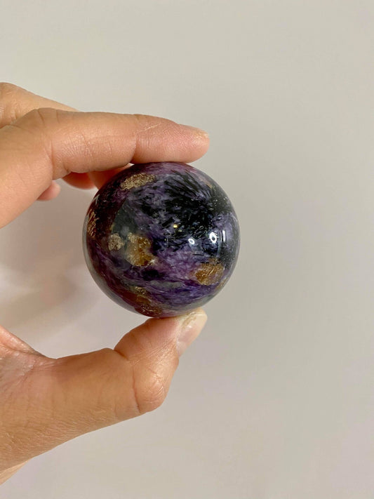 Charoite High Quality Small Sphere