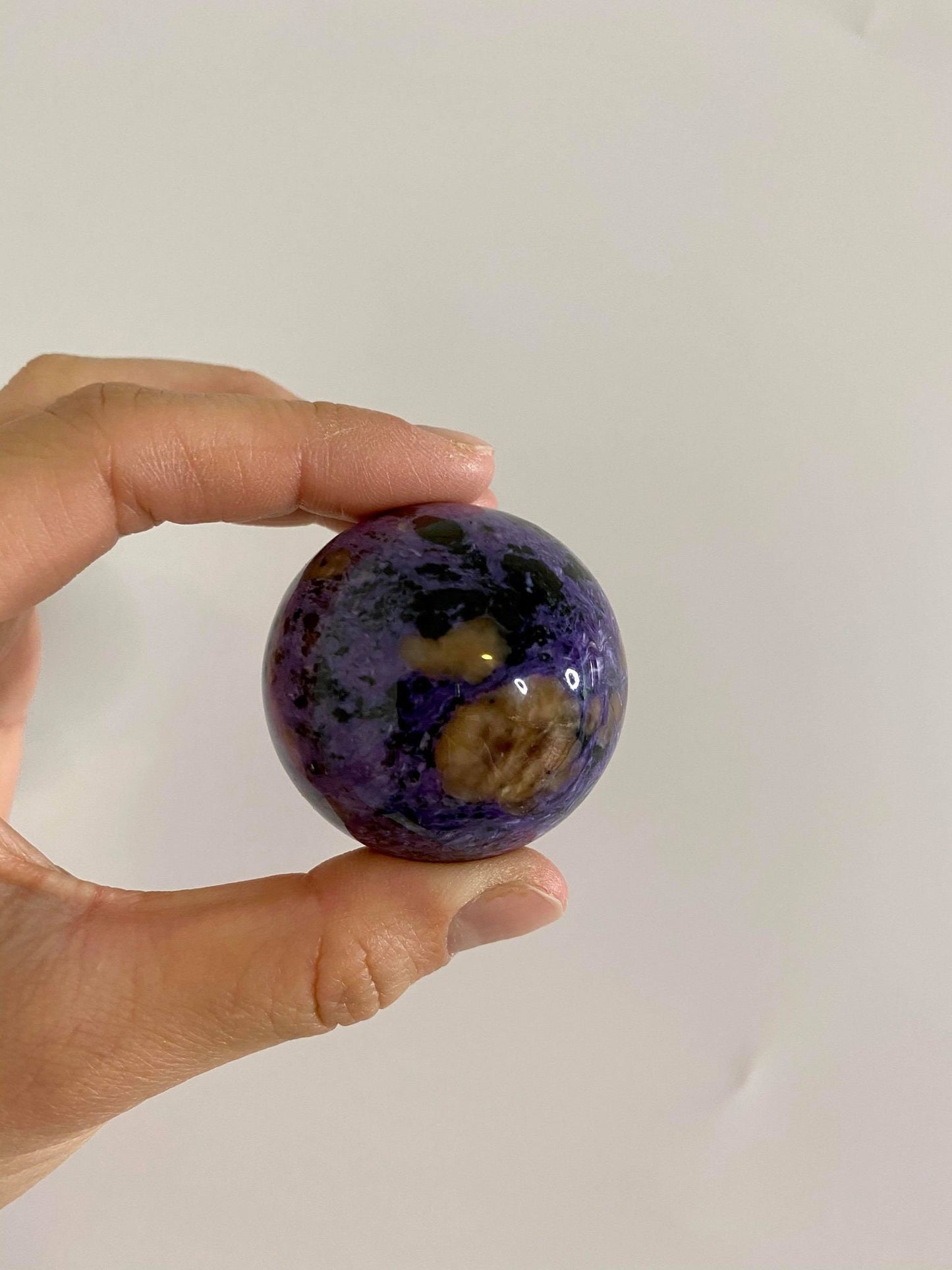 Charoite High Quality Small Sphere