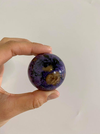 Charoite High Quality Small Sphere