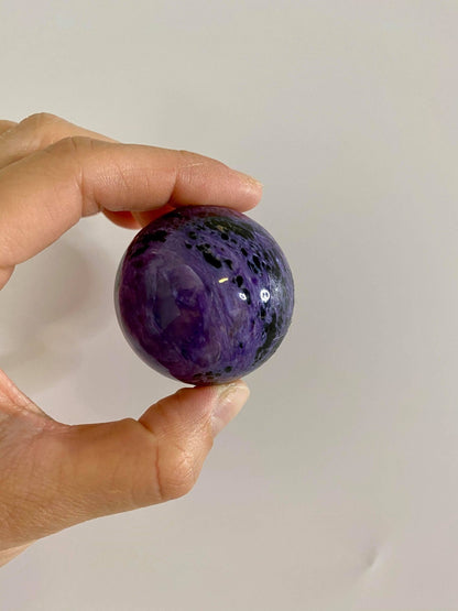 Charoite High Quality Small Sphere