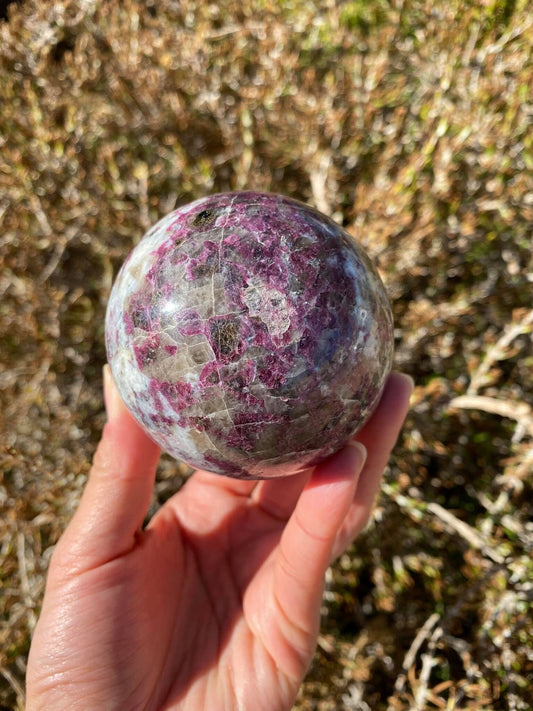 Pink Tourmaline Sphere 1 lb 1.2 oz