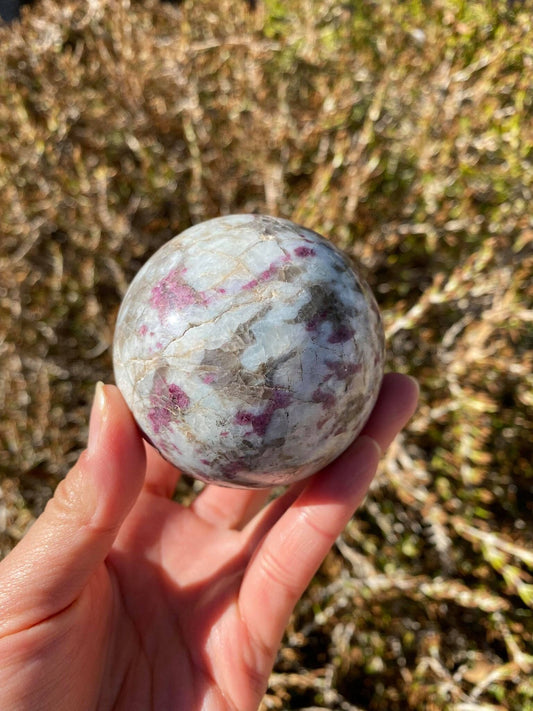 Pink Tourmaline Sphere