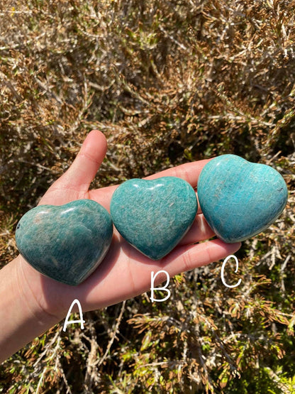 Amazonite Heart