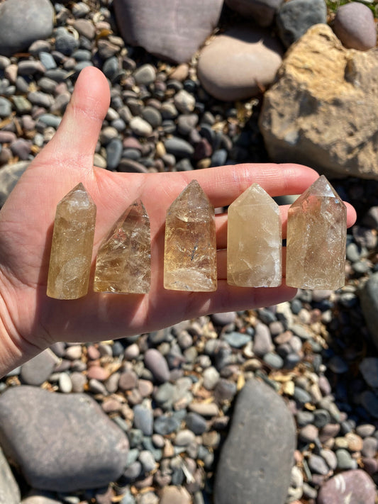 Mini Citrine Towers