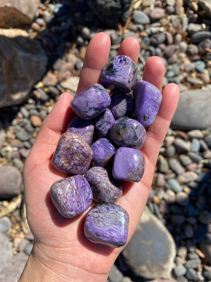 Charoite High Quality Tumbled Stone