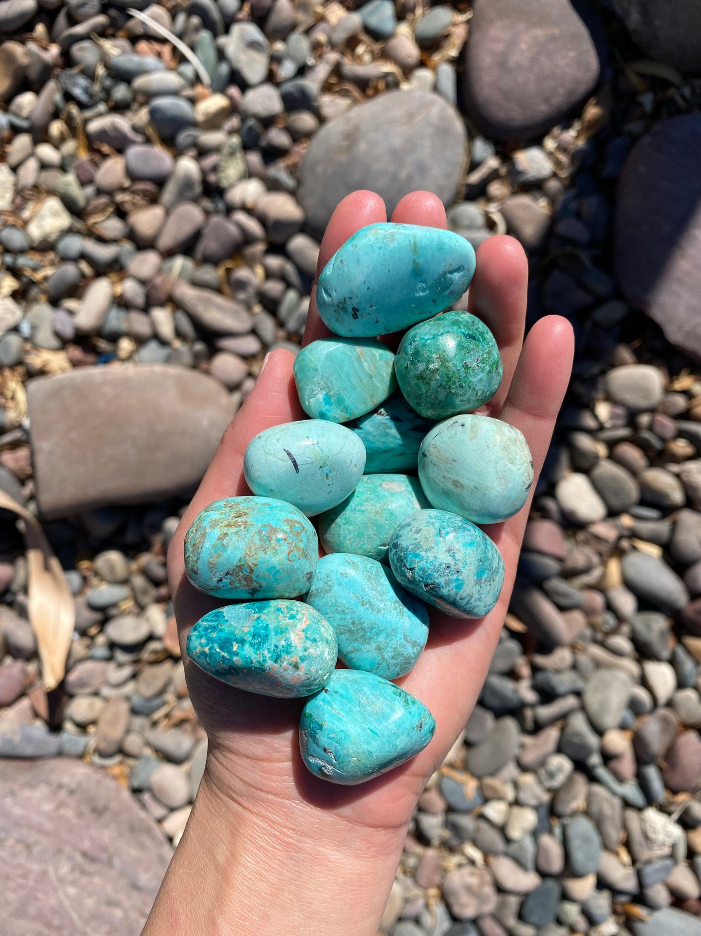 Chrysoprase Tumbled Stones