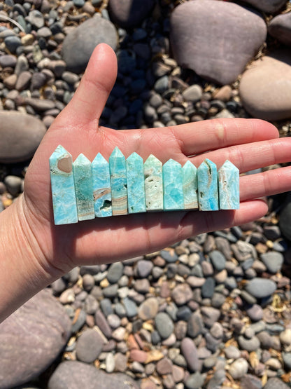 Blue Aragonite MINI Tower