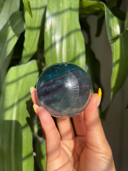 Blue Fluorite Sphere