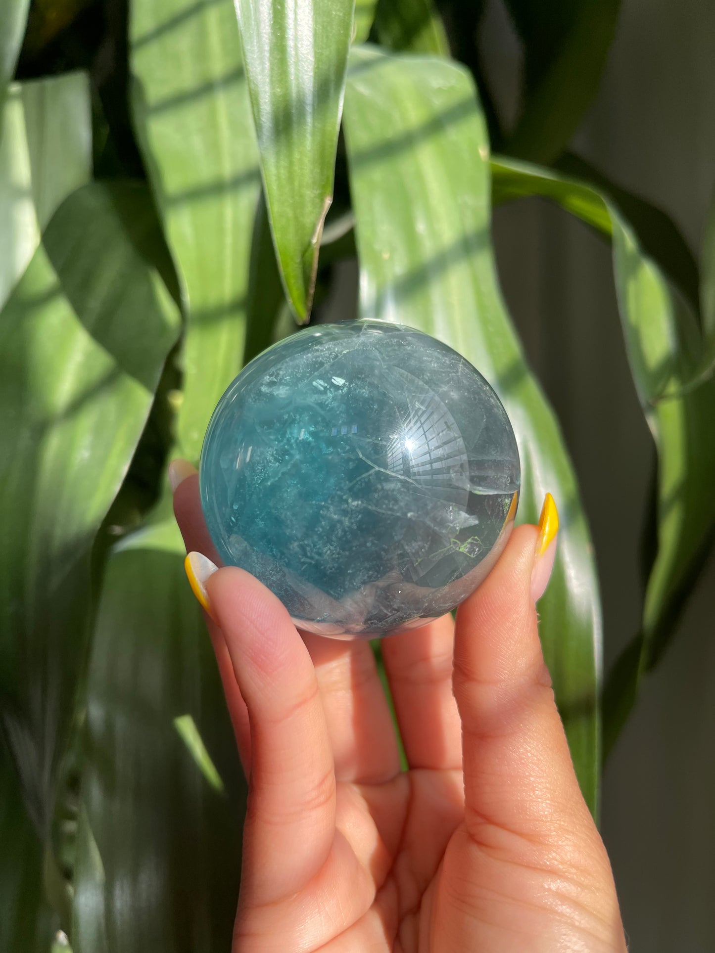 Blue Fluorite Sphere