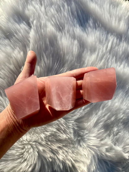 Madagascar Rose Quartz Free Forms *Intuition Chosen*