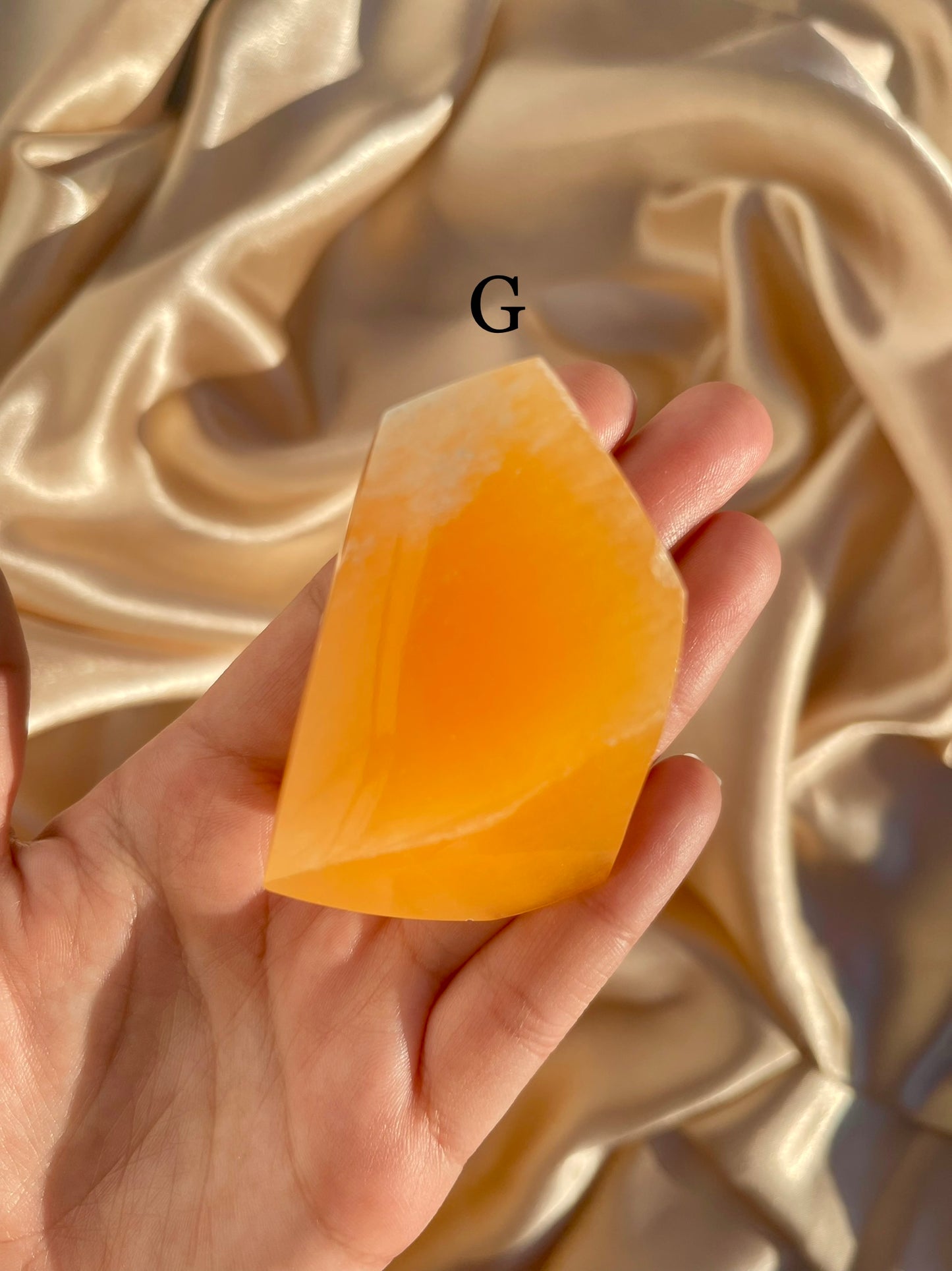 Orange Calcite Freeform