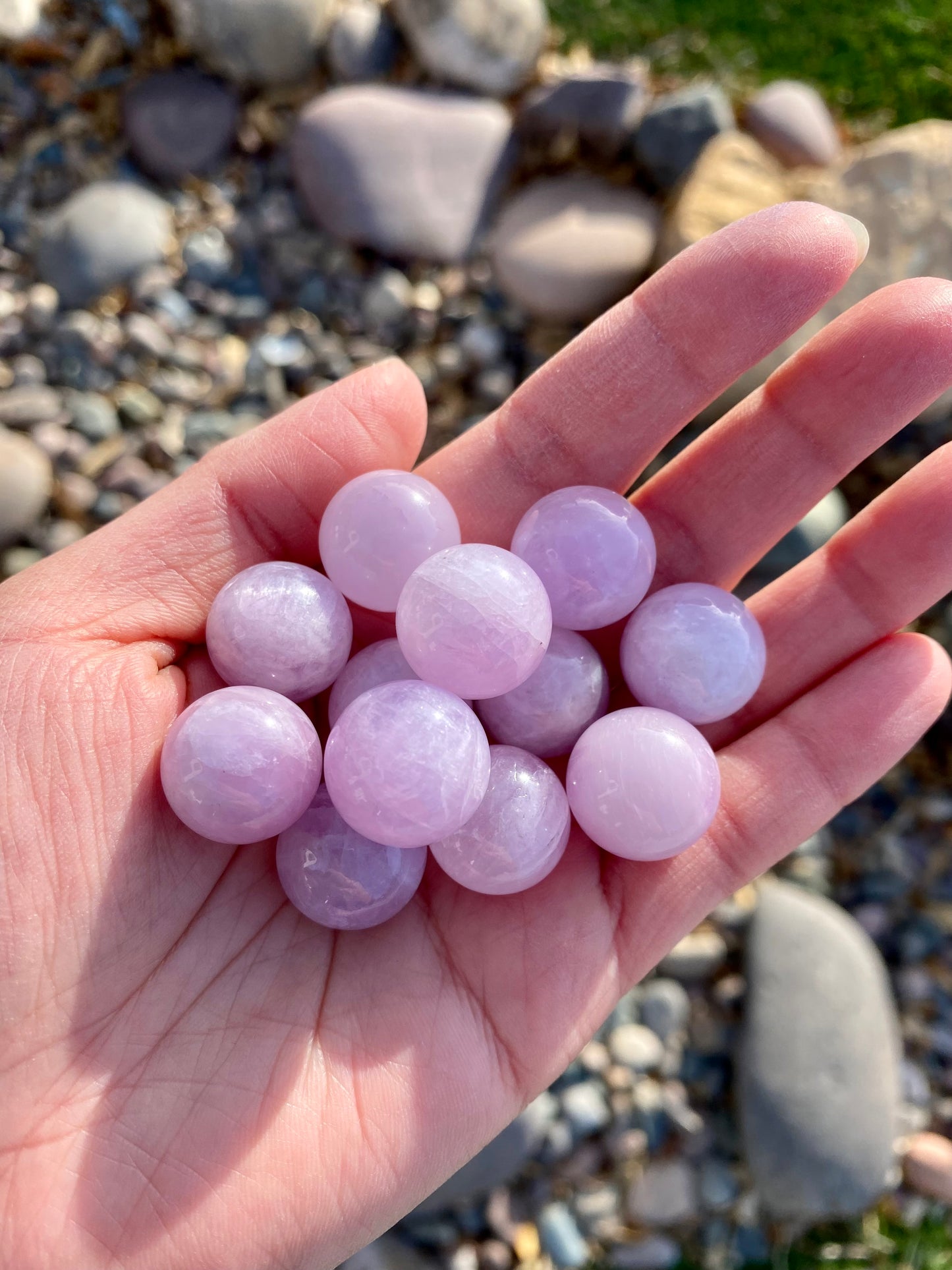 Kunzite Spheres