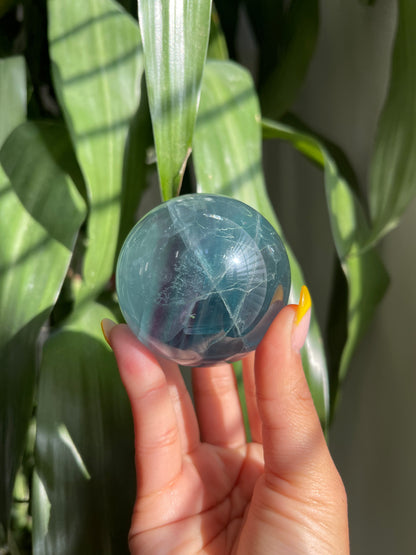 Blue Fluorite Sphere