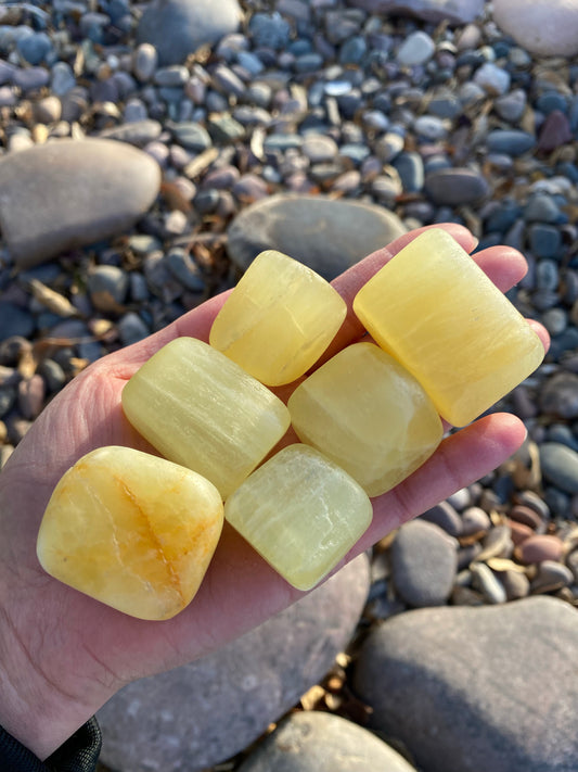 Lemon Calcite Tumble Stone