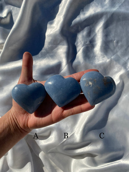 Angelite Heart