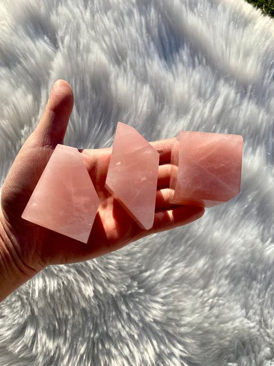 Madagascar Rose Quartz Free Forms *Intuition Chosen*