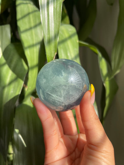 Blue Fluorite Sphere