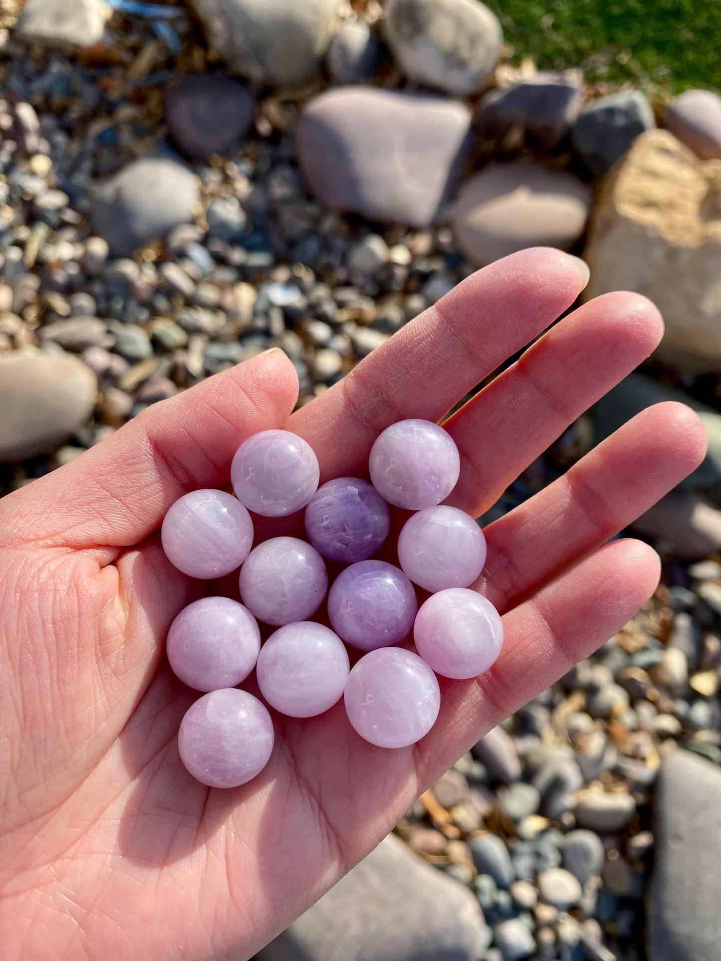 Kunzite Spheres