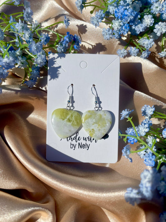 Serpentine Heart Earrings