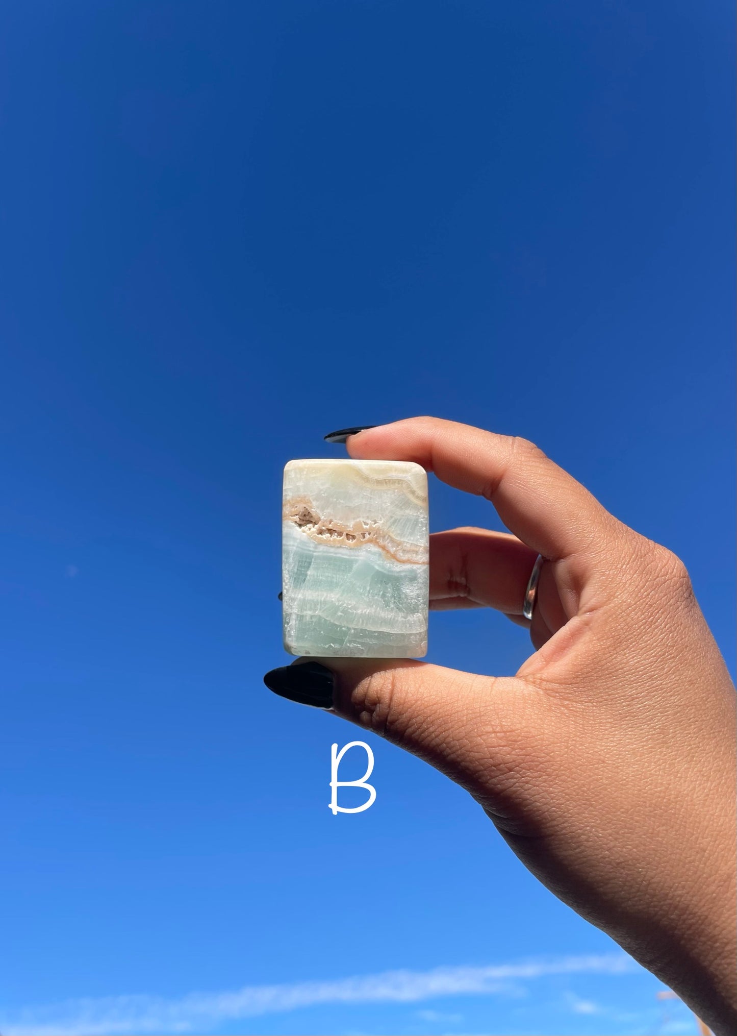 Caribbean Calcite Rectangle