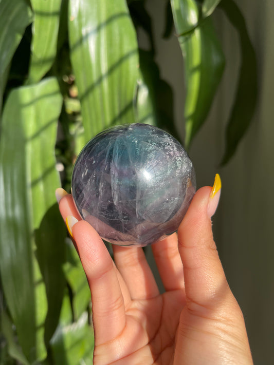 Blue Fluorite Sphere