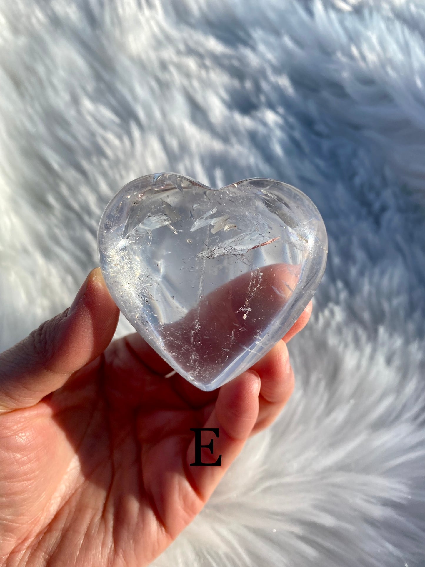 Clear Quartz Heart