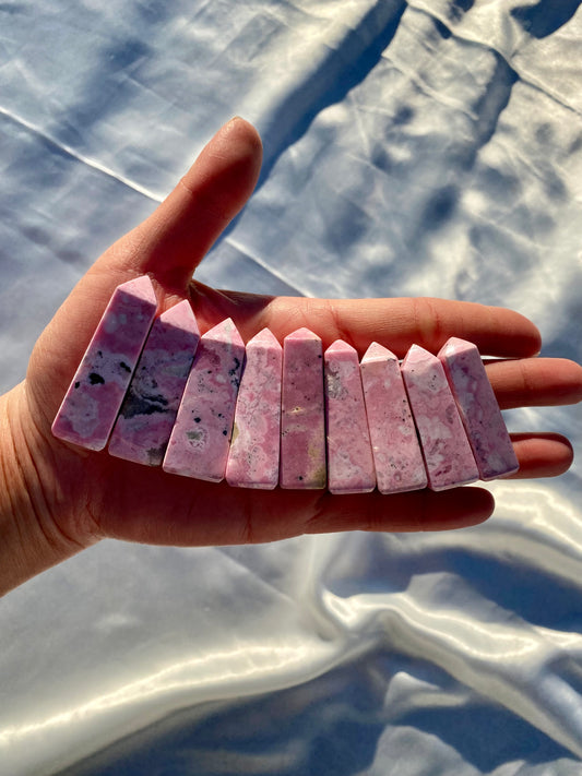 Rhodonite MINI Towers