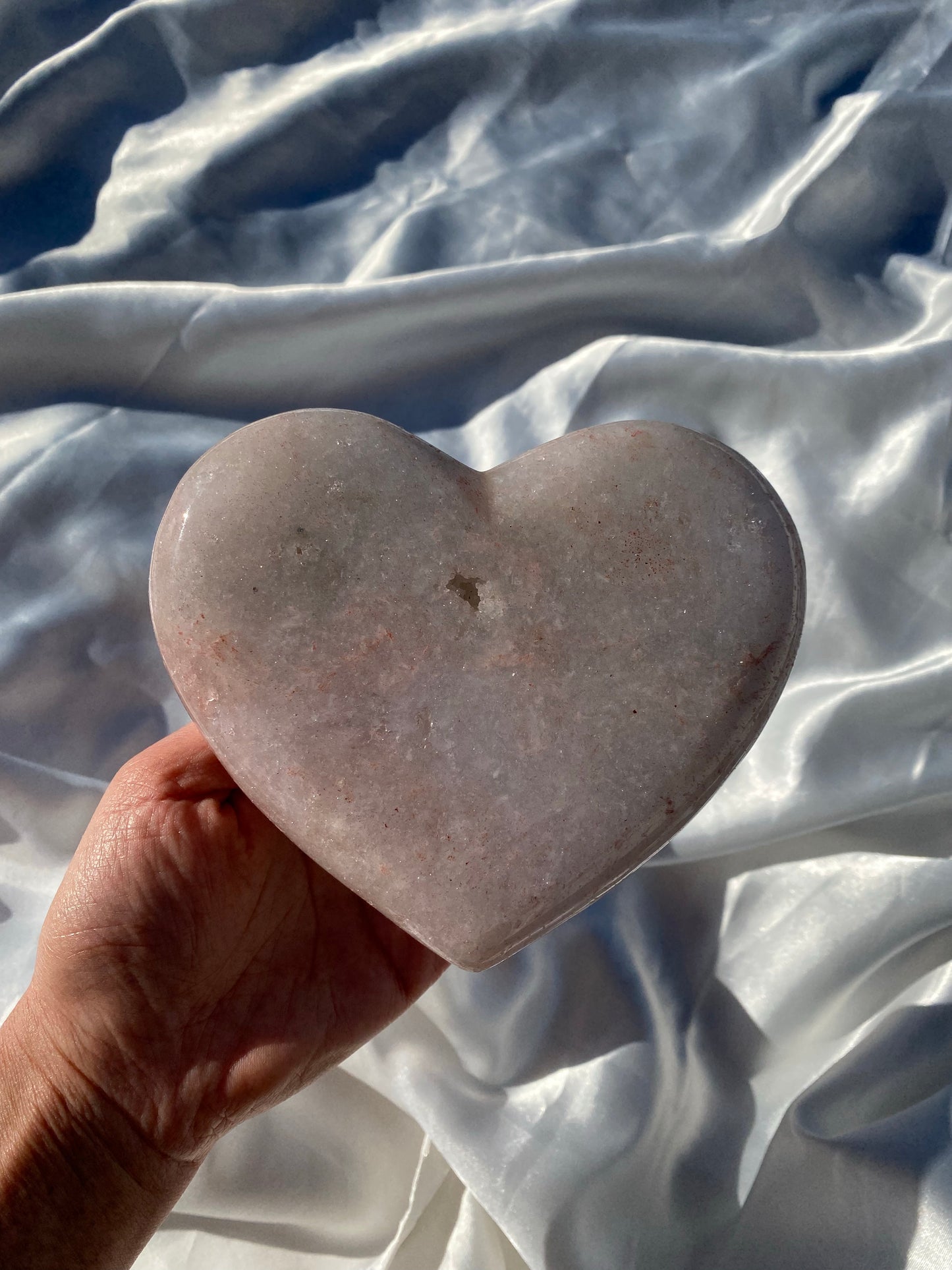 Pink Amethyst Heart