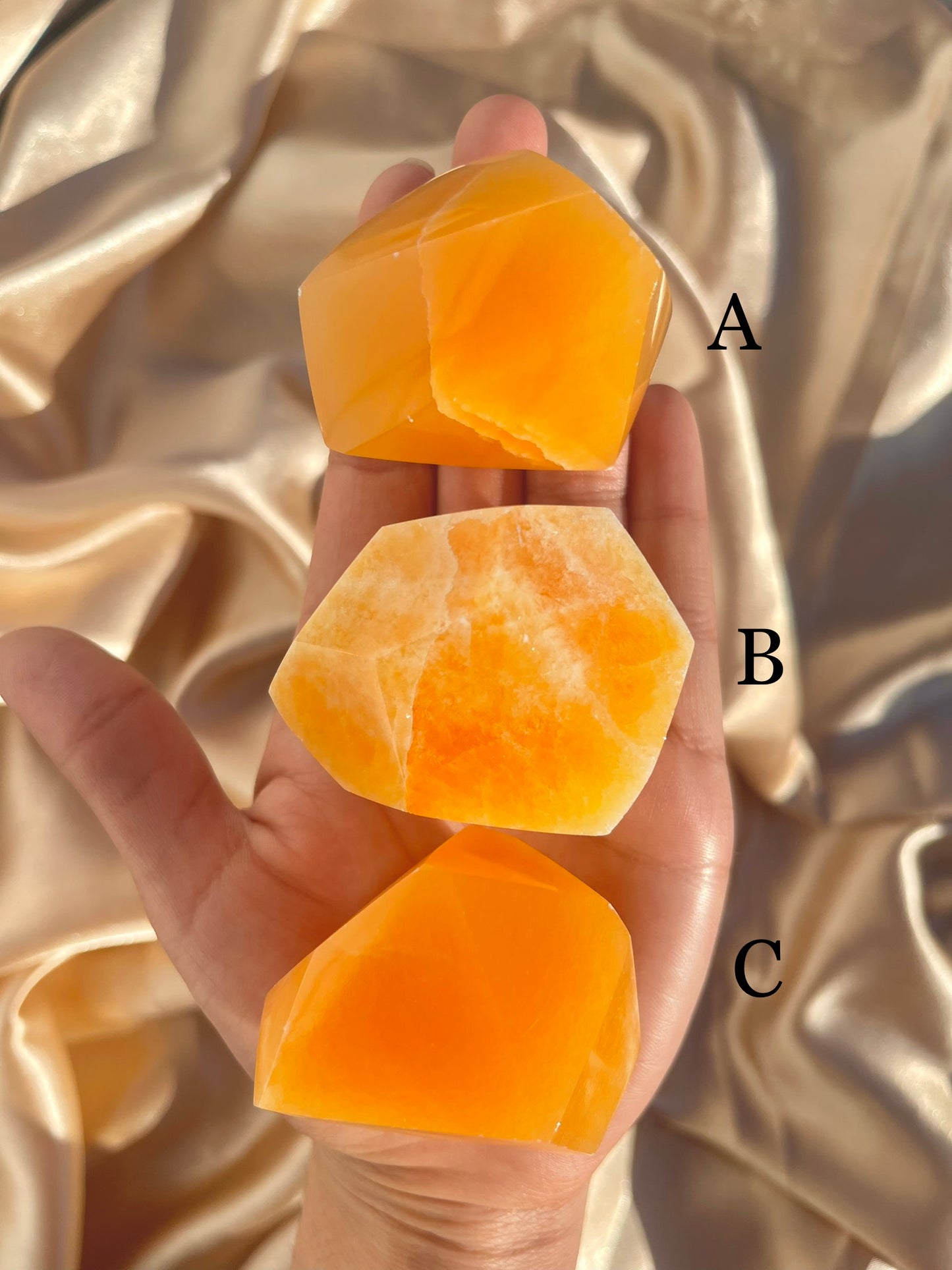 Orange Calcite Freeform