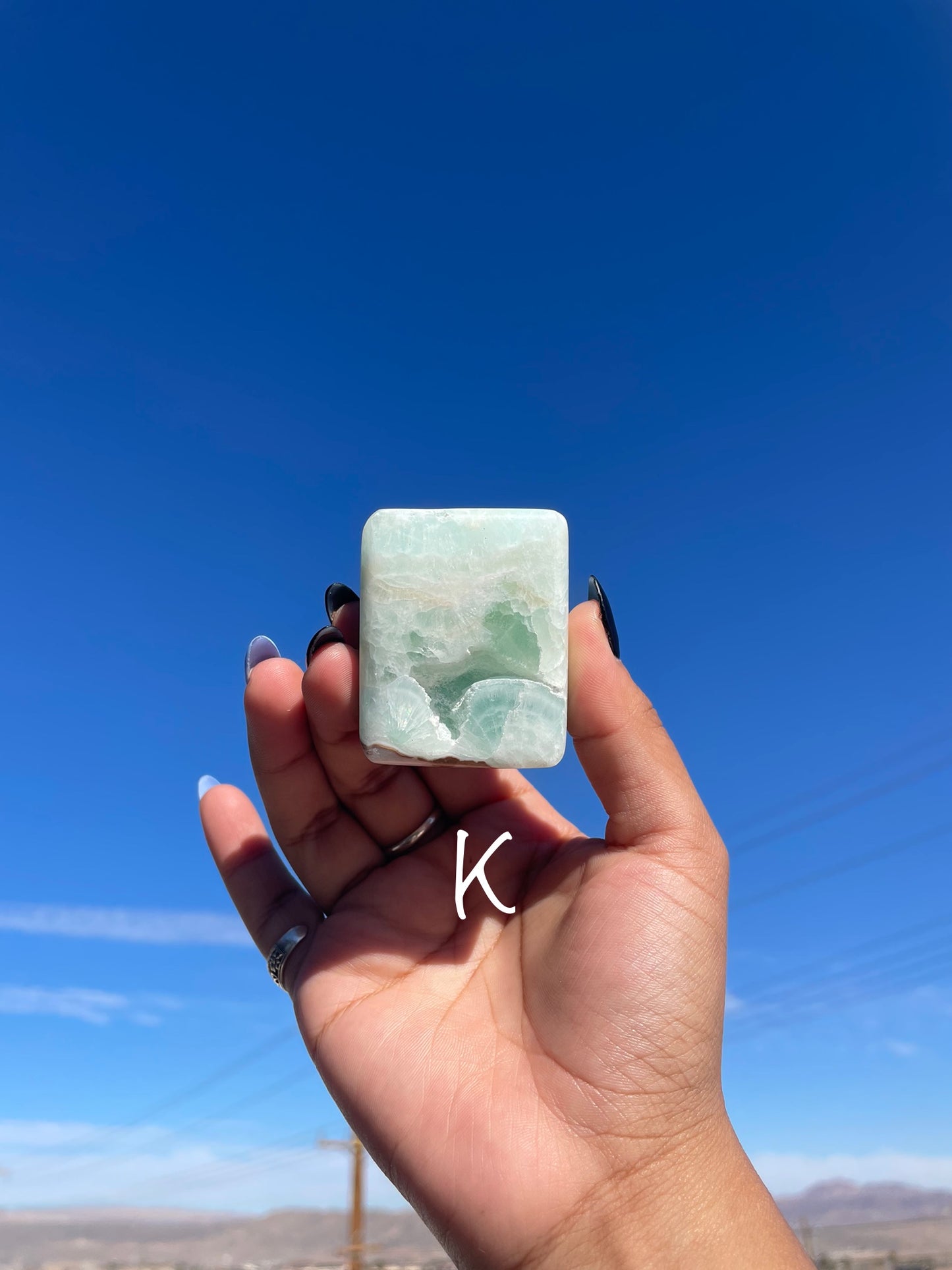 Caribbean Calcite Rectangle