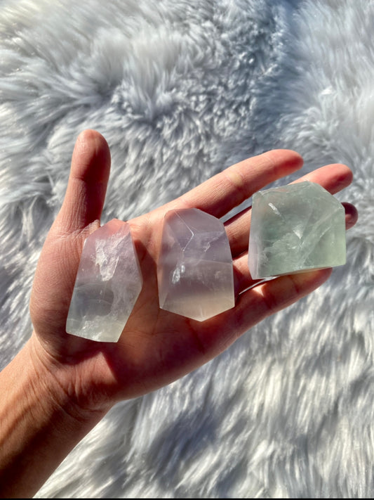 Lavender Fluorite Free Forms