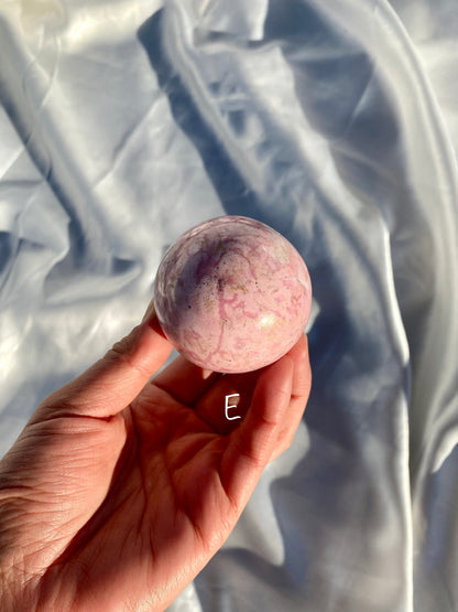 Rhodonite Sphere