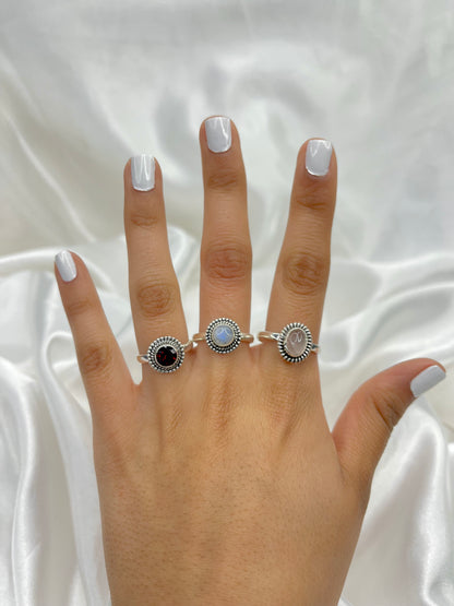 Round Stone Ring