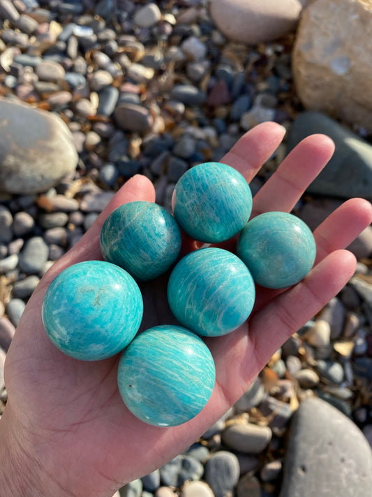 Amazonite Spheres