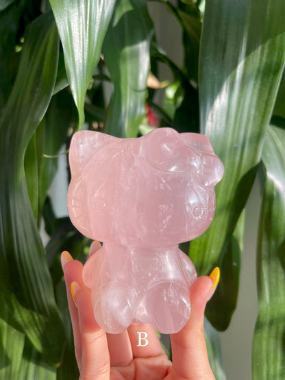 Rose Quartz Hello Kitty