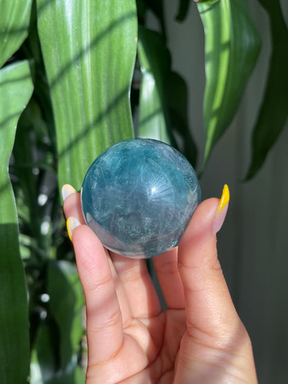 Blue Fluorite Sphere