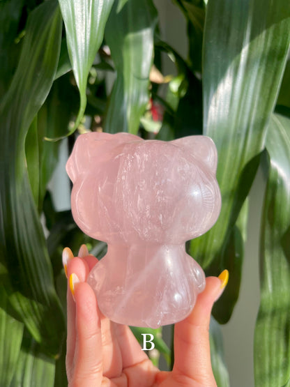 Rose Quartz Hello Kitty