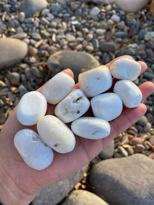 Snow Agate Tumble Stone