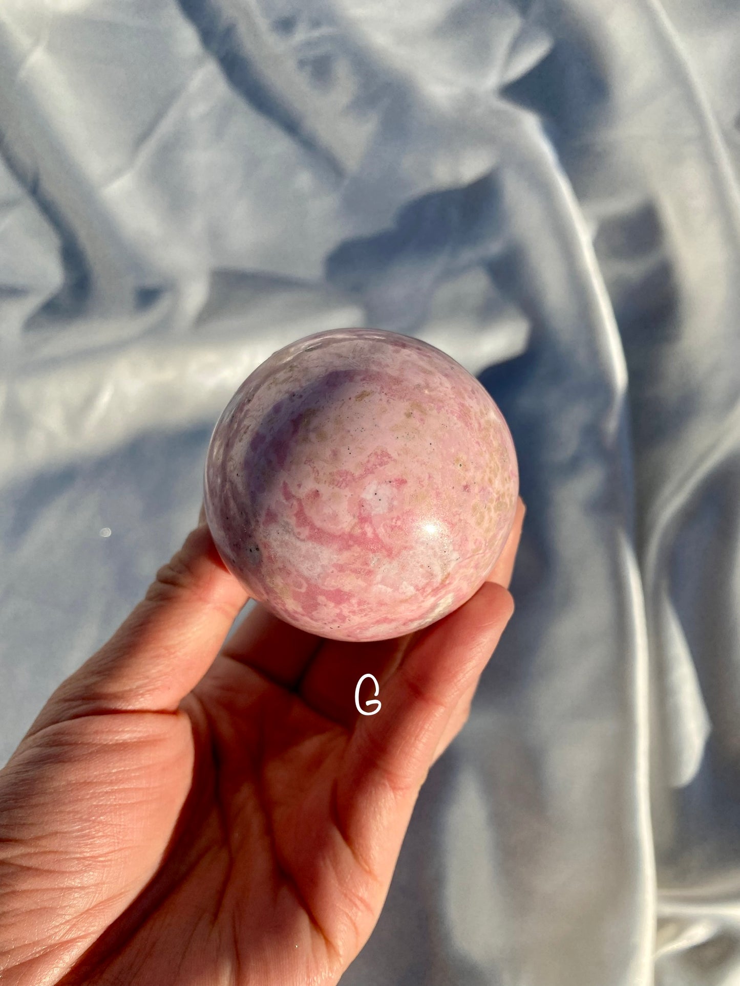 Rhodonite Sphere