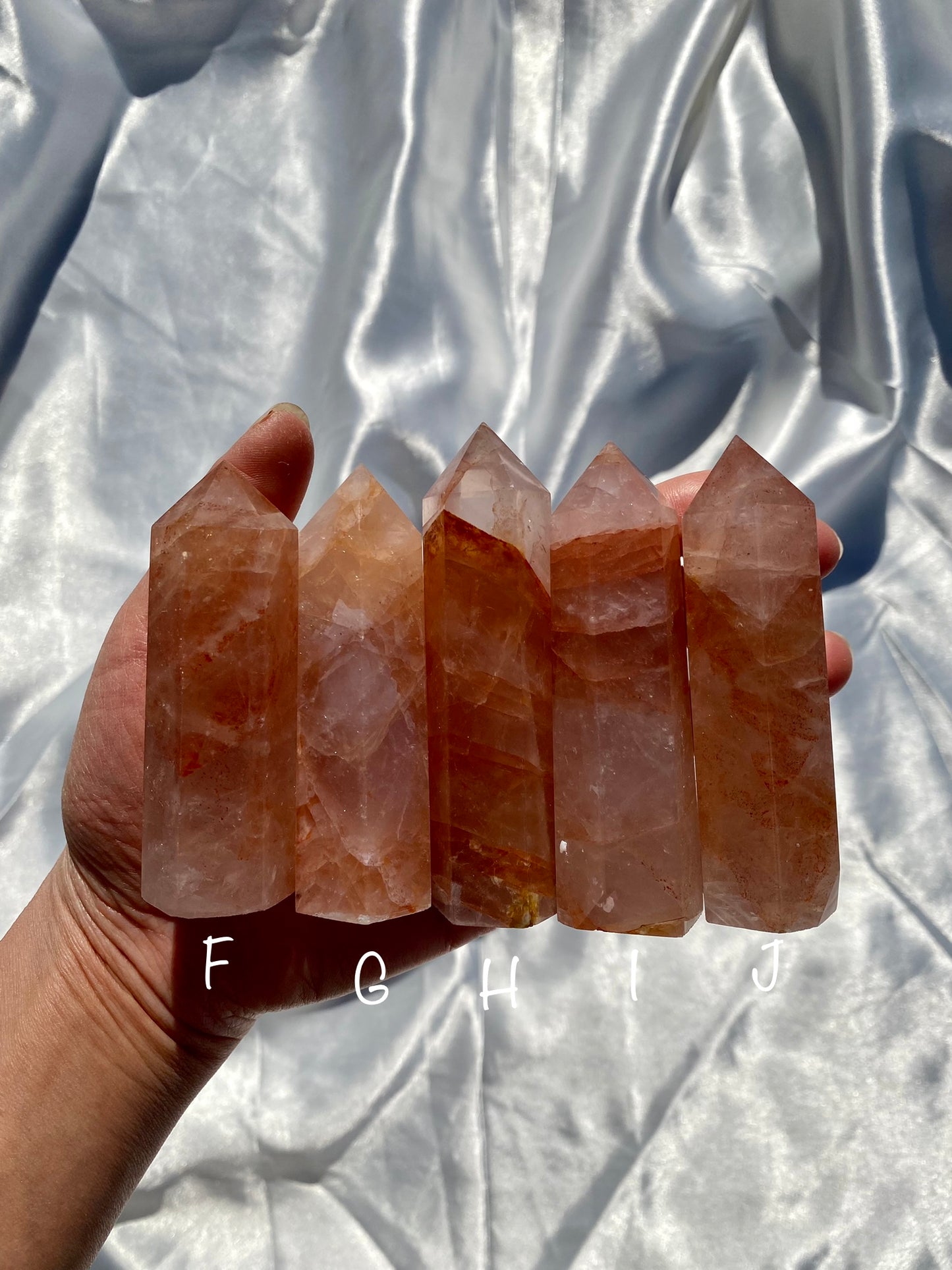 Hematoid Quartz Towers