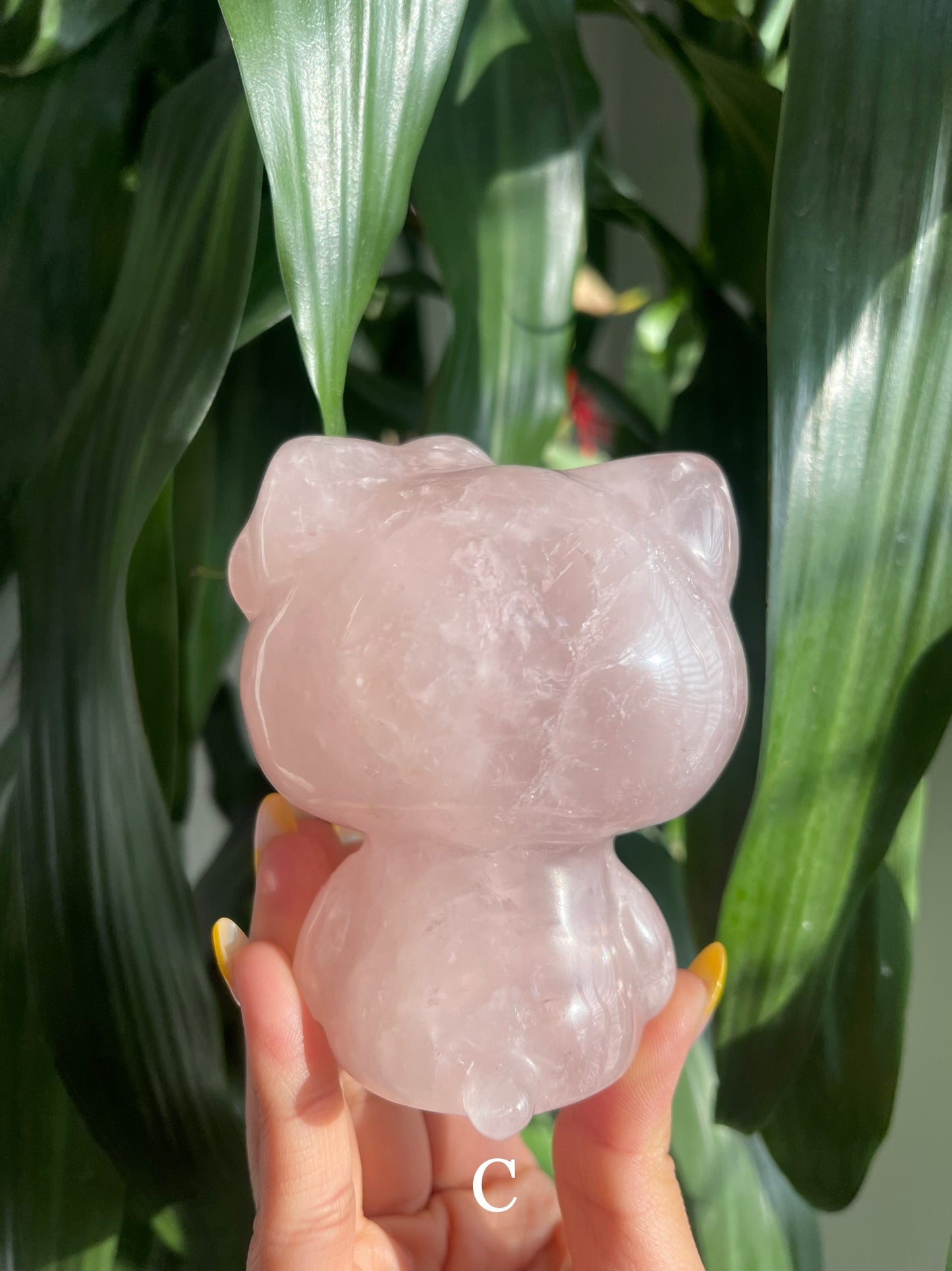 Rose Quartz Hello Kitty