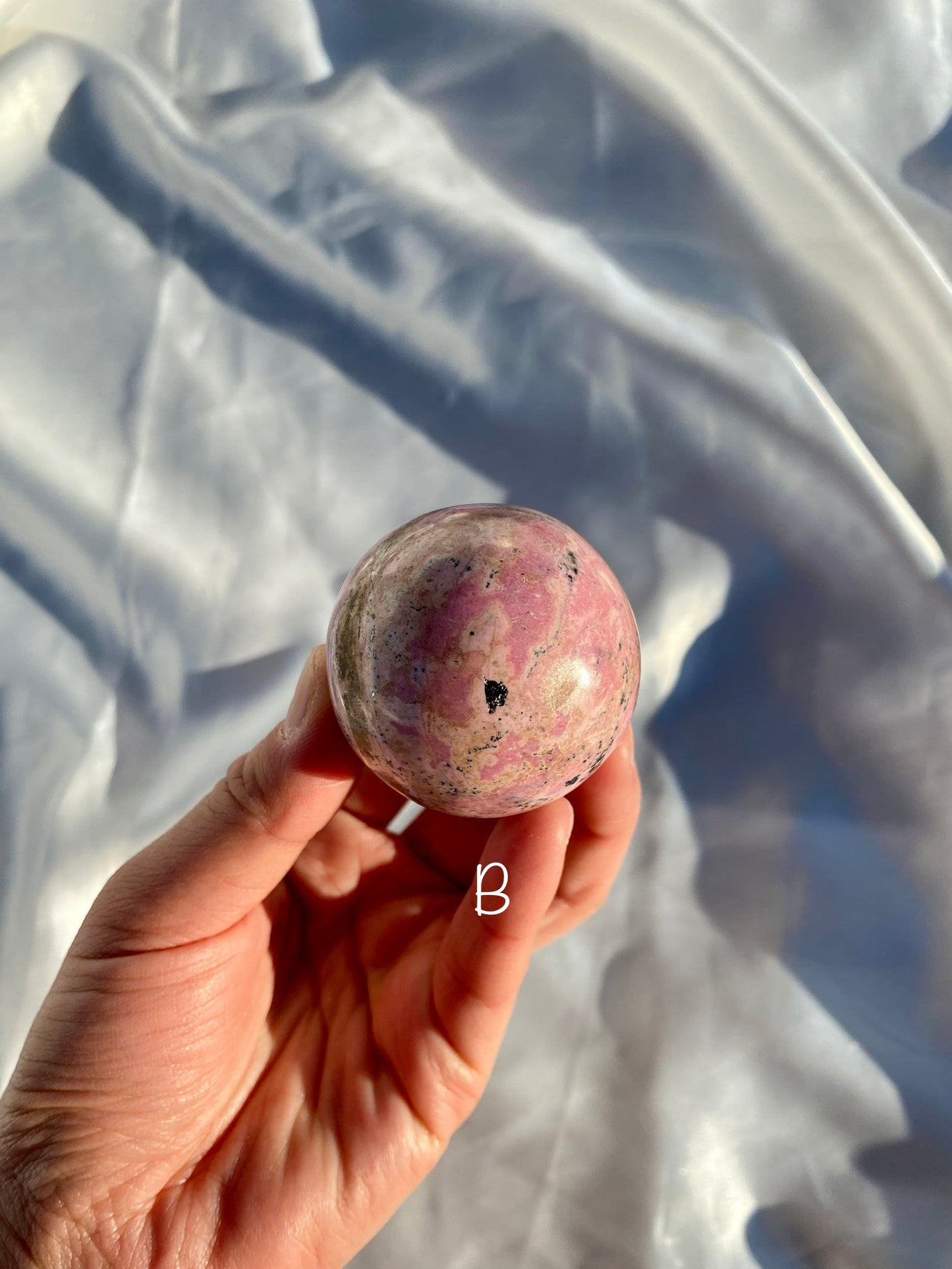 Rhodonite Sphere