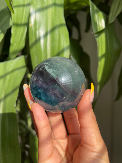 Blue Fluorite Sphere