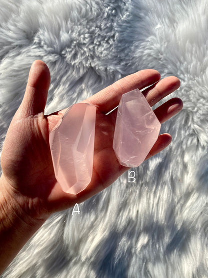 Mozambique Rose Quartz Free Form