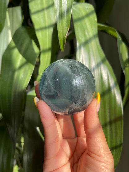 Blue Fluorite Sphere