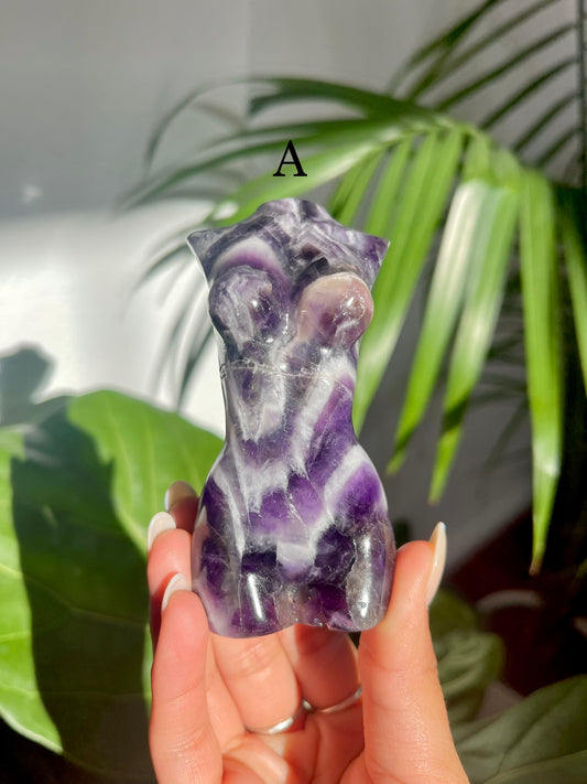 Chevron Amethyst Goddess Body